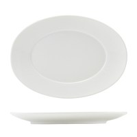 White Porcelain Oval Plate